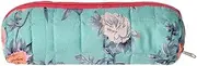 Flower Printed Single Rod Cotton Bangle Organizer/Case/Holder/Pouch- Pack of 2 (Green)