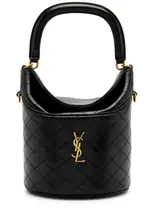 Saint Laurent Gaby Leather Bucket bag - Black ONE SIZE