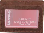 RFID Vintage Leather Front Pocket Wallet Slim Minimalist Secure Thin Credit...
