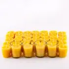 36 Pack 100% Pure Australian Beeswax Votive Candles
