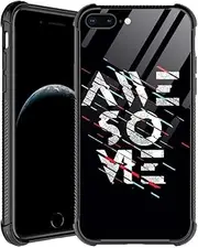 iPhone SE 2020 Case,Awesome iPhone 8 Case,for Men Boys iPhone 7 Cases,Shockproof Anti-Scratch Soft TPU Pattern Design Case for Apple iPhone 7/8/SE2 Awesome