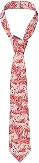 [WURTON] Flag Of Hawaii American Print Men'S Neckties Tie,Funny Novelty Neck Ties Cravat For Groom,Father, And Groomsman