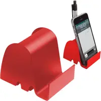 在飛比找PChome24h購物優惠-REFLECTS 大象置物手機座(紅)