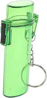 [KOMBIUDA] Portable Lighter Case Small Cigarette Organizer Keychain Lighter Sleeve Reusable Plastic Stylish Accessory