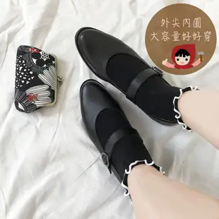BoingBoing 全真皮瑪莉珍娃娃鞋 台灣製造 透氣舒適 學生皮鞋 女生皮鞋 真皮女鞋 大尺碼女鞋 瑪莉珍鞋 - 黑