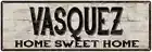 VASQUEZ Rustic Home Sweet Home Sign Gift Metal Decor 106180084143