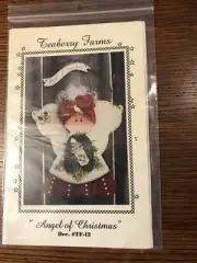 Vtg Teaberry Farms Angel Of Christmas Ornament Pattern Jennifer Blum