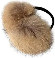 [Soghot] Ear Warmers Simplicity Unisex Plush Earmuffs Winter Outdoor Earmuffs Headbands Warm Ear Protection One Size Brown