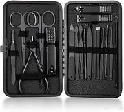 7-18 Pcs manicure nail clippers set nail scissors pedicure scissors stainless steel household portable manicure 18pcsset