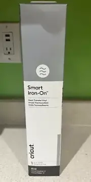 Cricut Smart Iron-On Silver, Explore 3 Maker 3 13" x 3'