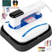 VEVOR Heat Press Machine 7 x 8, Blue Portable Easy Mini Press For T Shirts