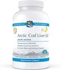 Nordic Naturals Pro Arctic Cod Liver Oil, Lemon - 180 Soft Gels - 750 Mg Total O