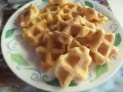 Healthy 20 Bite size Mochi (Glutinous Rice Flour) Waffle*Gluten Free Low Sugar