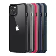 For iPhone 14 13 12 Pro Max Case Slim Clear Hybrid TPU Bumper Shockproof Cover