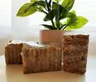 White Magnolia & Lemon Olive Oil & Goats Mil Scrub Soap-French Milled with honey