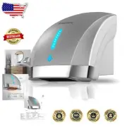 Compact Electric Hand Dryer with 40db Noise Level - Touchless & Hygienic