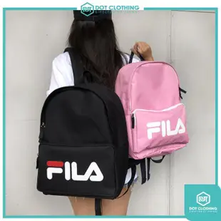 FILA LOGO 旅行 小包 雙肩 後背包 深藍 白紅 老爹鞋 附鑰匙圈 7色 BPS-1402-BK