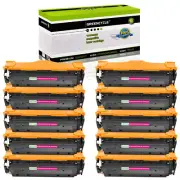 10× CE413A MG Toner Fit For HP LaserJet Pro300 Color M351a MFP M375NW 400 M471dn