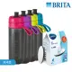 【BRITA官方】Fill&Go Active運動濾水瓶600ml(四色可選)+隨身濾水瓶濾芯片(3入)