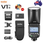 Godox V1Pro-N TTL HSS Li-ion Round Head Flash with External Flash For Nikon