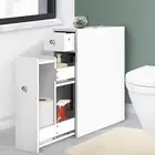 Artiss White Bathroom Cabinet Storage Cupboard Organizer Toilet Laundry Shelf