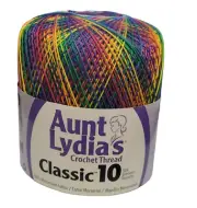 Aunt Lydia's ~ Variegated Crochet Thread ~ Classic Size 10 ~Mexicaca- 300 yards