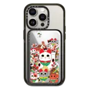PowerThru Power Bank Mirror Power Bank MagSafe Compatible Lucky Cat Parade