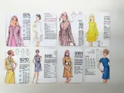 8pc Sewing Catalog ATC Cards Tags Junk Journal Ephemera Paper 2-1/2 x 3-1/2"