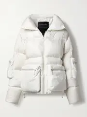 [Cordova] Cordova - Mogul Quilted Padded Shell Down Ski Jacket - White - large large White