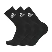 Adidas Men's Cushioned Crew Sock 3-Pack - Black