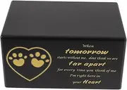 Wooden Pet Ash Urn Durable Box for Dog Cat Memorials Elegant Design for Pet Ashes Storage Portable Wooden Casket for Cherished Memories