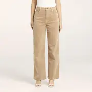 Hi Wide Leg Cord Jean