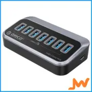 Orico 7-Port USB Hub/C-T-C Adapter With Power Supply