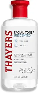 Thayers Unscented Alcohol-Free Toner with Witch Hazel & Aloe Vera 355ml