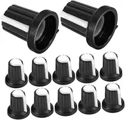 GREENADSCAPE 20pcs Rotary Potentiometer Knob Caps for Dj Equipment Volume Control Knobs Easy to Install for Electric Guitar Mixer Shaft