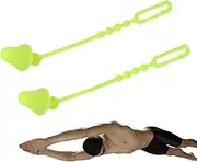 Waterproof Ear Plugs for Swimming - Waterproof Ear Plugs for Adults - Fashionable Comfy Swim Training Gear Pools Earplugs for Diving & Water Activities