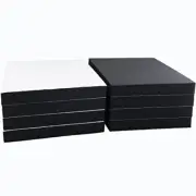 8 Pcs Black Adhesive Foam Padding Closed Cell Foam Sheet 1/2 Thick 4 Inch X 4