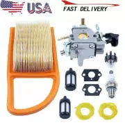 Carburetor Air Fuel Filters Kit For Stihl BR500 BR550 BR600 Zama Primer Bulb