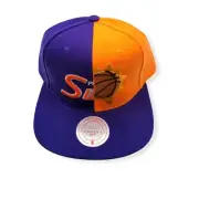 Mitchell & Ness Phoenix Suns Split Crown Adjustable Snapback Hat Cap