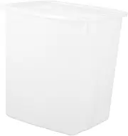 DONFAMDS Thickened Plastic Milk Bucket with Lid Kitchen Container for Water and Drinks Material for Storage and Easy Carrying