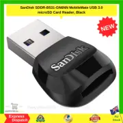 SanDisk SDDR-B531-GN6NN MobileMate USB 3.0 microSD Card Reader, Black | NEW AU