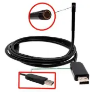 Video Scope USB Video Inspection Scope Camera LED Light Automotive Diagnostic