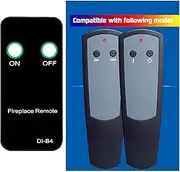 Replacement for Dimplex Fireplace Heater Remote Control 3000370500RP DF2608 NBDF2608 DF2622SS DF2622BLK