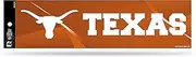 Rico Industries NCAA Texas Longhorns Bumper Sticker BS260103, Brown/White, 11"/3"