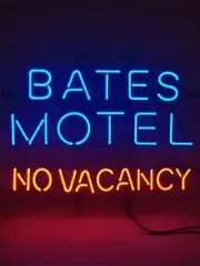 New Bates Motel No Vacancy 20"x16" Neon Light Sign Lamp Man Cave Gift Artwork