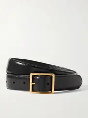 [Nili Lotan] Nili Lotan - Gabriele Leather Belt - Black - 80 80 Black