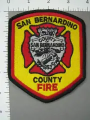 California SAN BERNARDINO COUNTY FIRE DEPARTMENT Patch