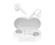 Waterproof Wireless Bluetooth Earphones Touch Control Stereo with Microphone White