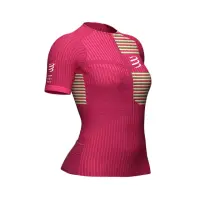 在飛比找momo購物網優惠-【COMPRESSPORT】PT3 短袖三鐵衣 女款 櫻桃紅