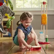 Kids Pretend Play Set Let's Play House Dust Sweep Mop Cleaning Tool Toy 6 Piece
